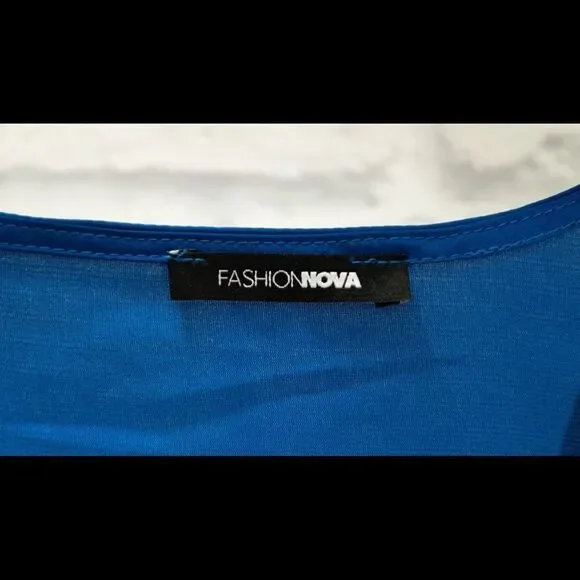 FASHION Nova • royal blue dress - Picture 3 of 4